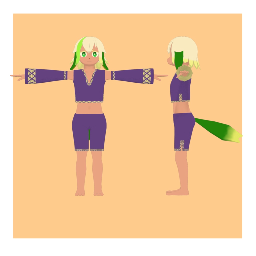 オリジナル3Dモデル【リュイ-Lui-】(サポート終了)