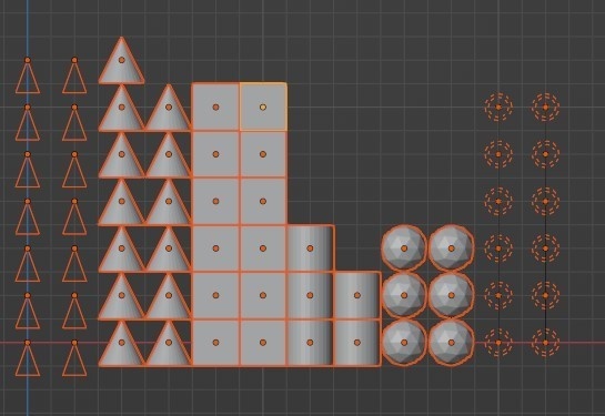 【ブレンダーアドオン】Aligning Horizontally【各オブジェクトを整列】