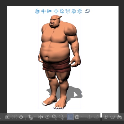 【クリスタマンガ3D素材】オーク(豚顔)【ファンタジーモンスター】