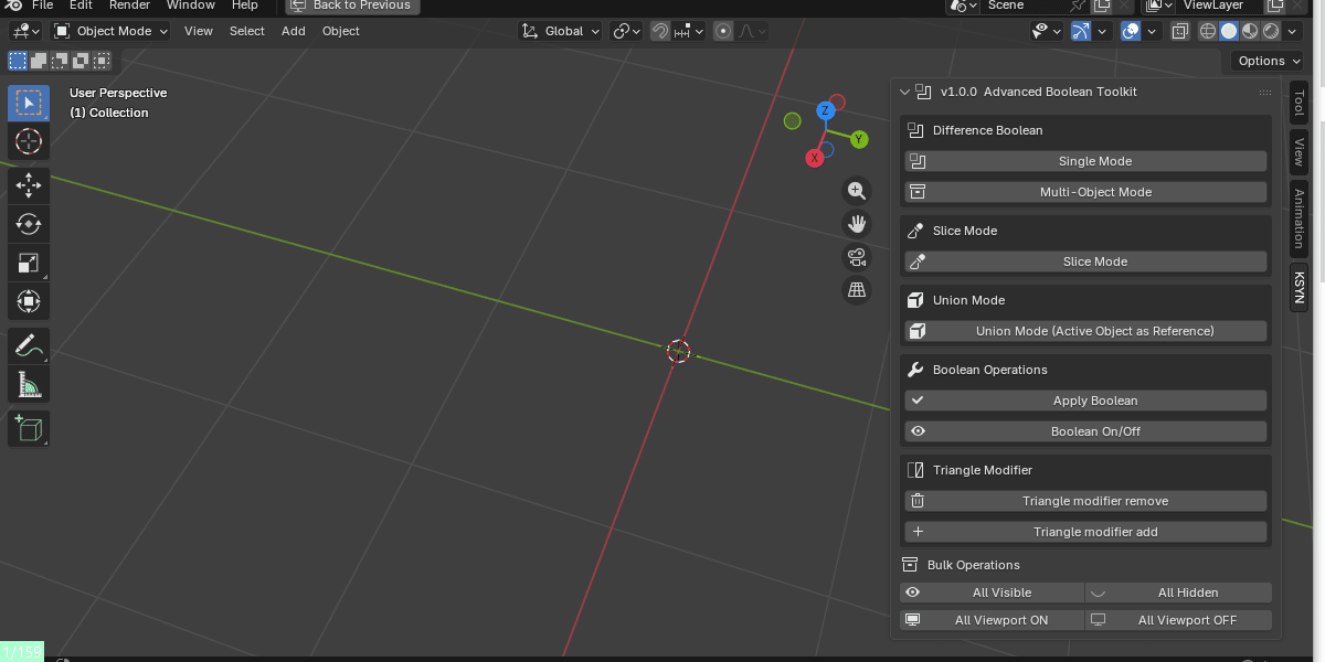 220【ブレンダーアドオン】Advanced Boolean Toolkit - KSYN（ブール操作効率化アドオン ...