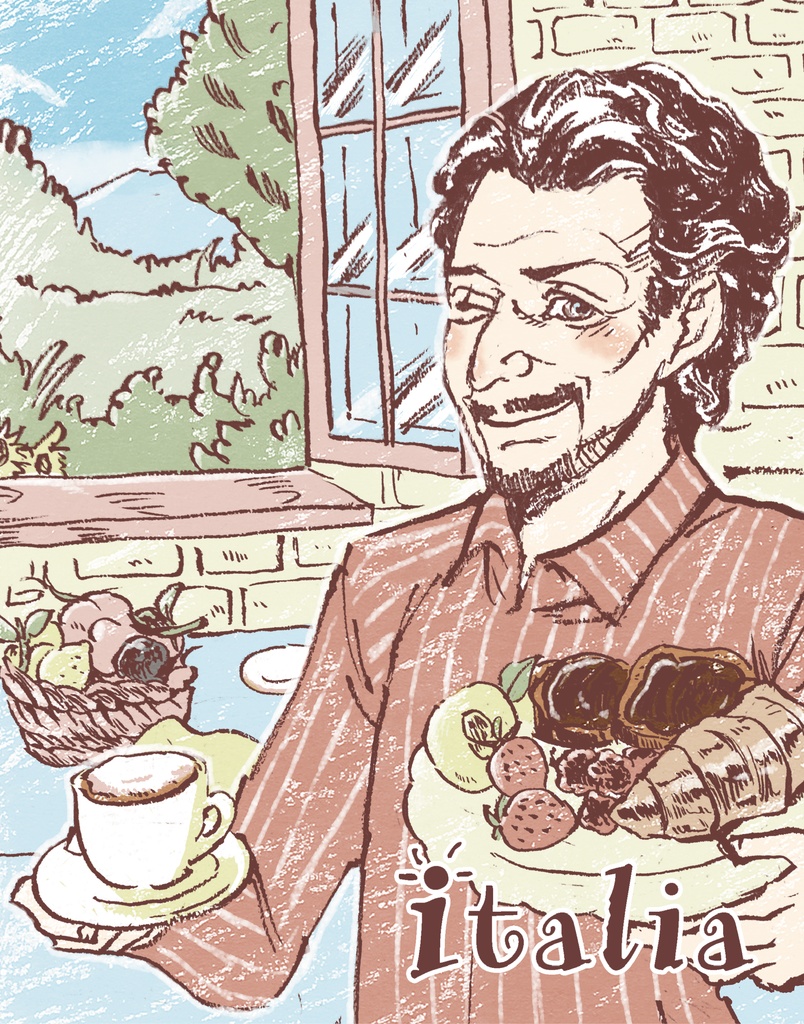 世界のおじちゃんと家庭料理カレンダー2025 壁掛けタイプ