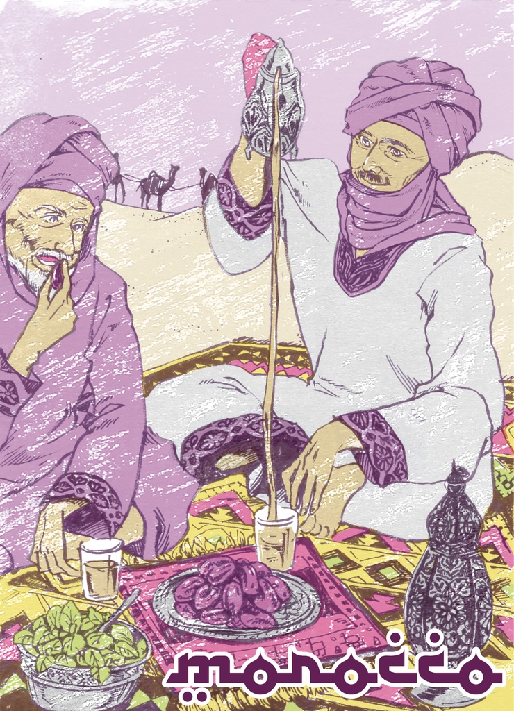 世界のおじちゃんと家庭料理カレンダー2025 壁掛けタイプ