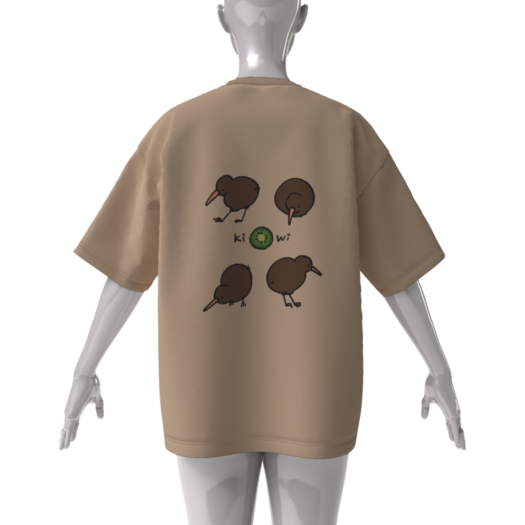 キウイビッグシルエットTシャツ