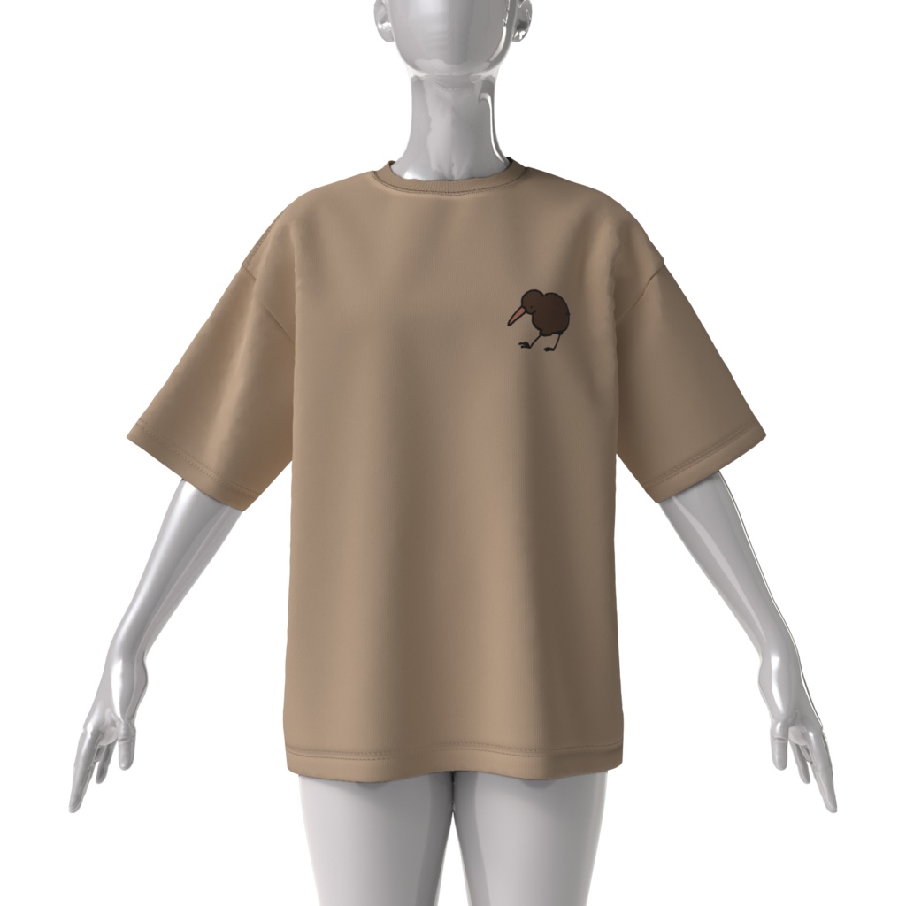 キウイビッグシルエットTシャツ