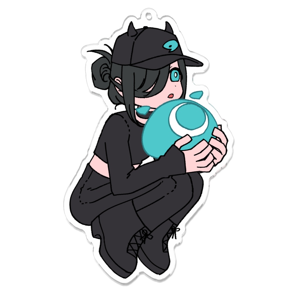 紫星とぷぷアクキー