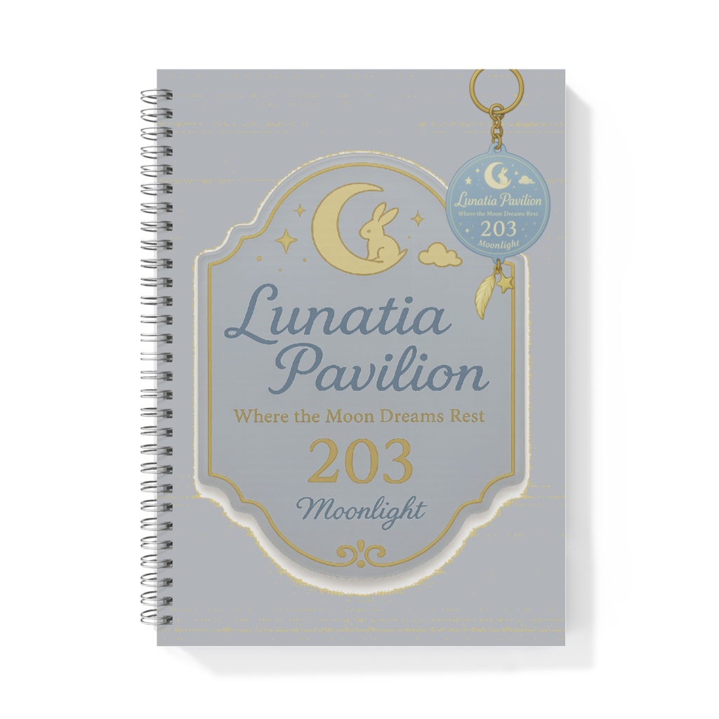 Lunatia Pavilion(ルナティア・パヴィリオン)203号室moonlightリングノートB5サイズ