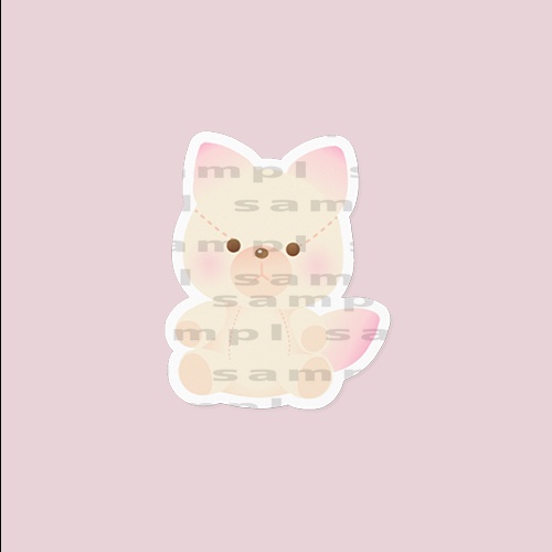 【狐塚めめ】すてっかぁ【いろいろぐっず①】