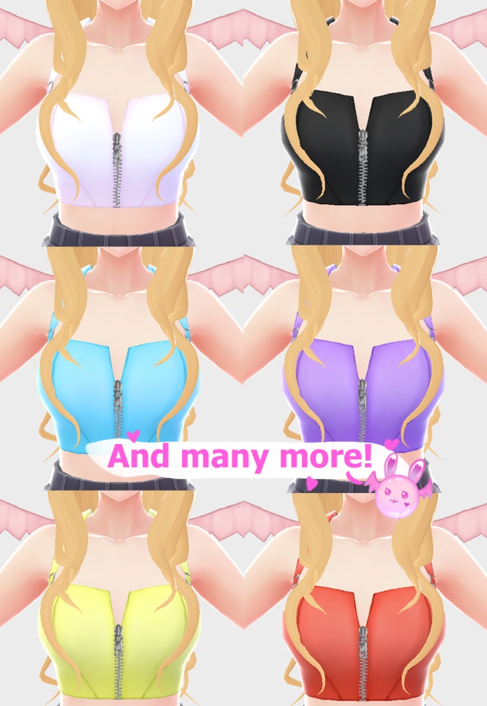 Vroid Simple Bustier set ❤