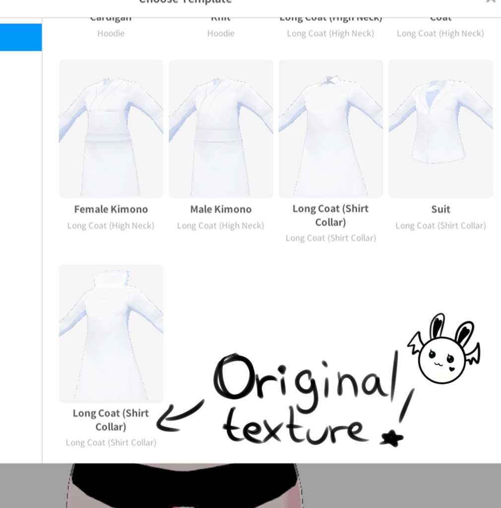 Vroid egirl cropped sweater ❤