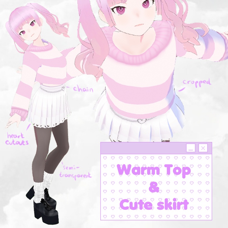 ❤Vroid Kawaii Winter Outfit ❤