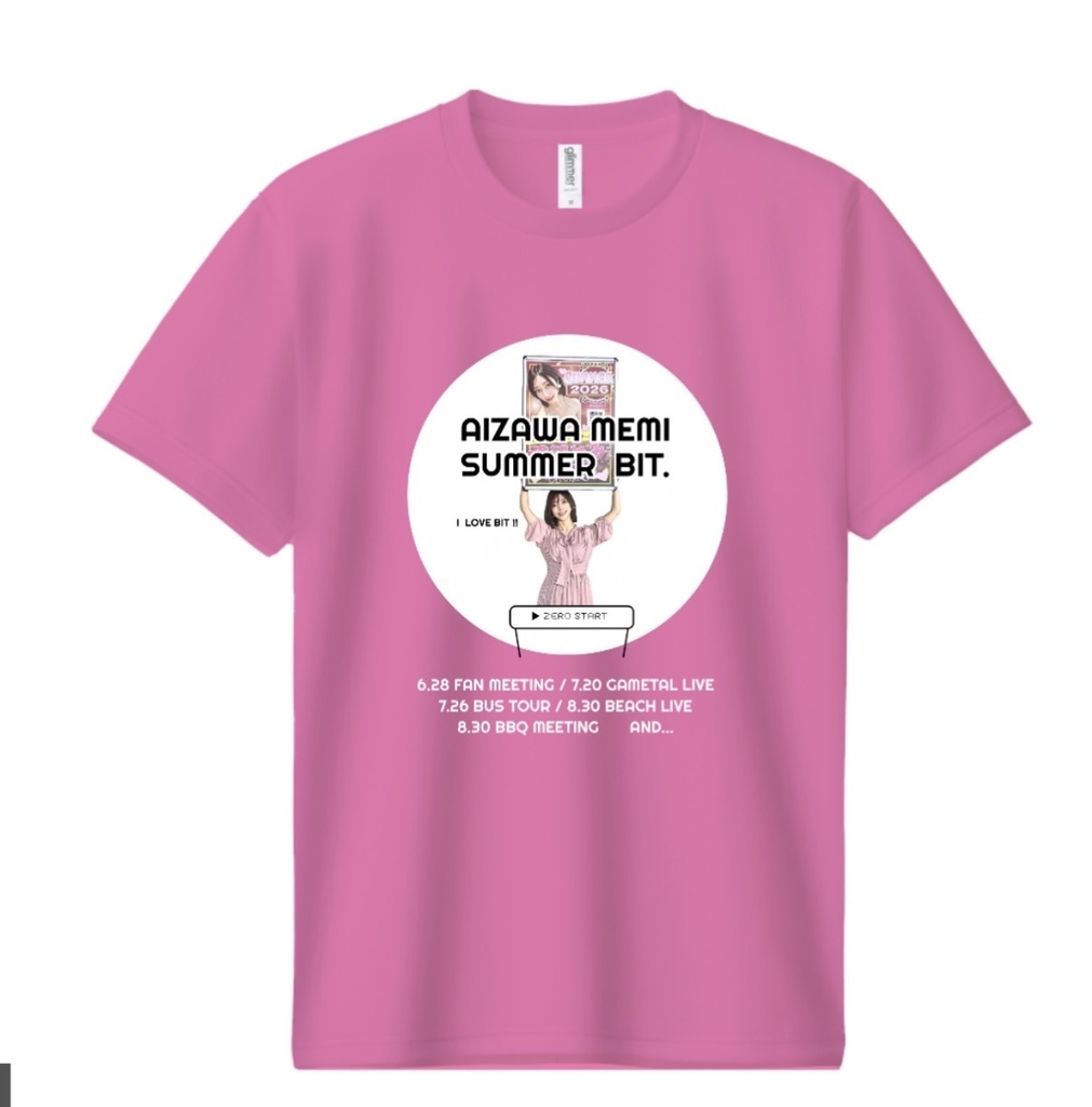 【受注生産】愛沢めみ☀️夏フェスTシャツ🏖️