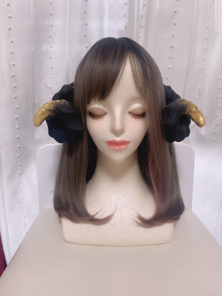 マットブラック×先端ゴールド巻きちゃん