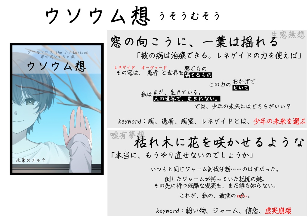 【書籍版】ダブルクロスThe 3rd Editionシナリオ集「ウソウム想」