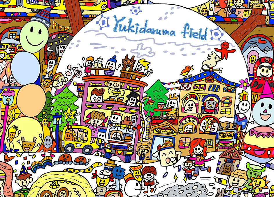 Yukidaruma field オリジナルポーチ