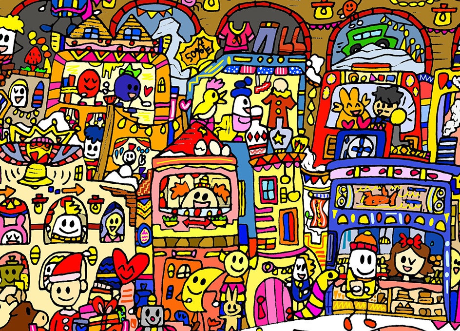 Yukidaruma field オリジナルポーチ