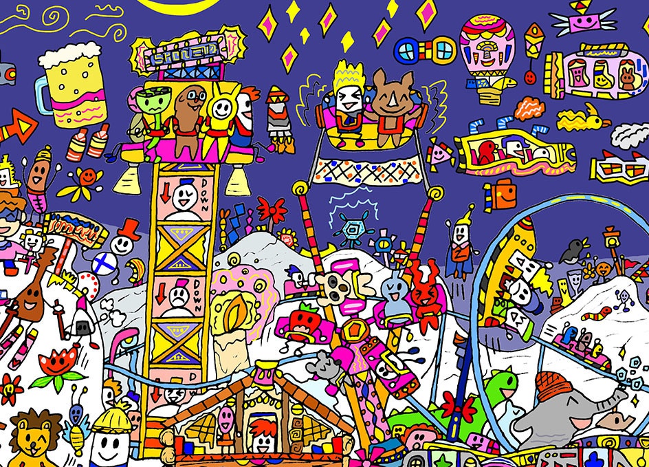 ゆきだるまランド (iPhoneケース - iPhone 5 / SE)