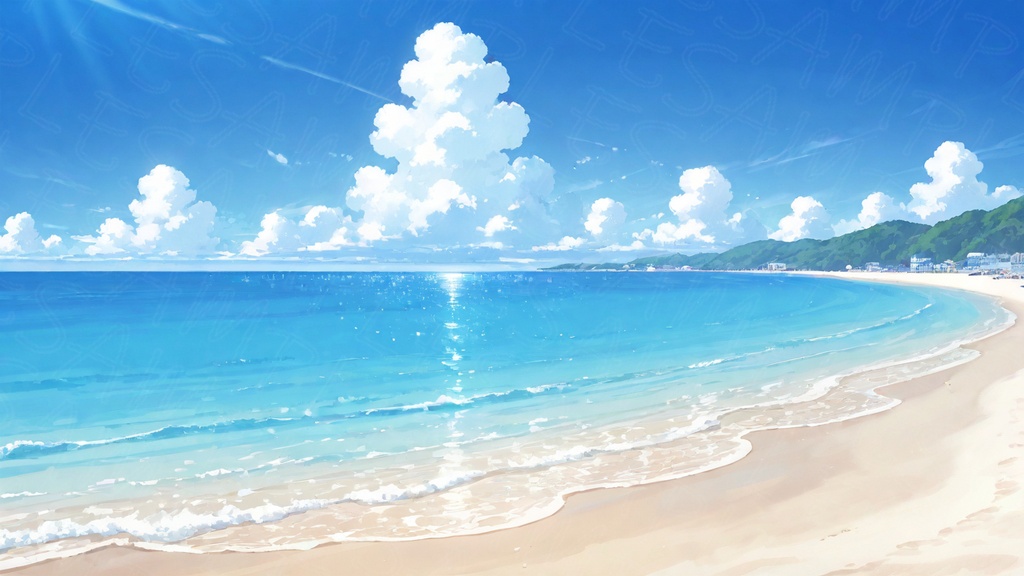 【無料!背景素材】海・ビーチ【7点】