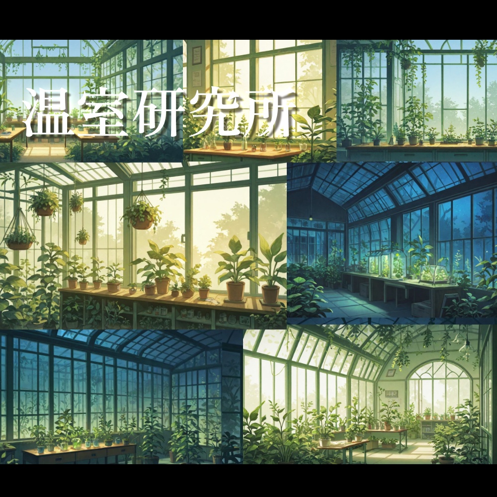 【背景素材】温室・研究所【500枚】