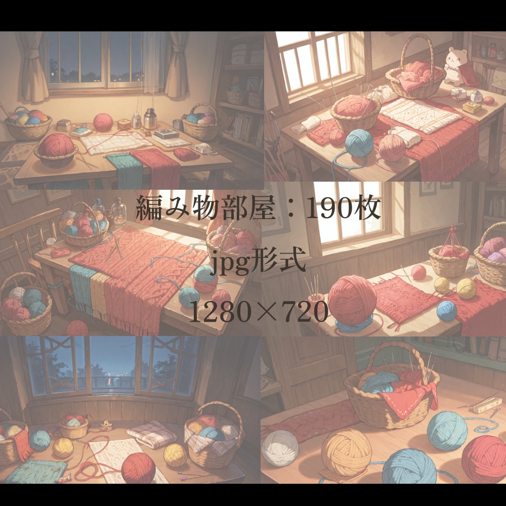 【無料!背景素材】編み物【190枚】
