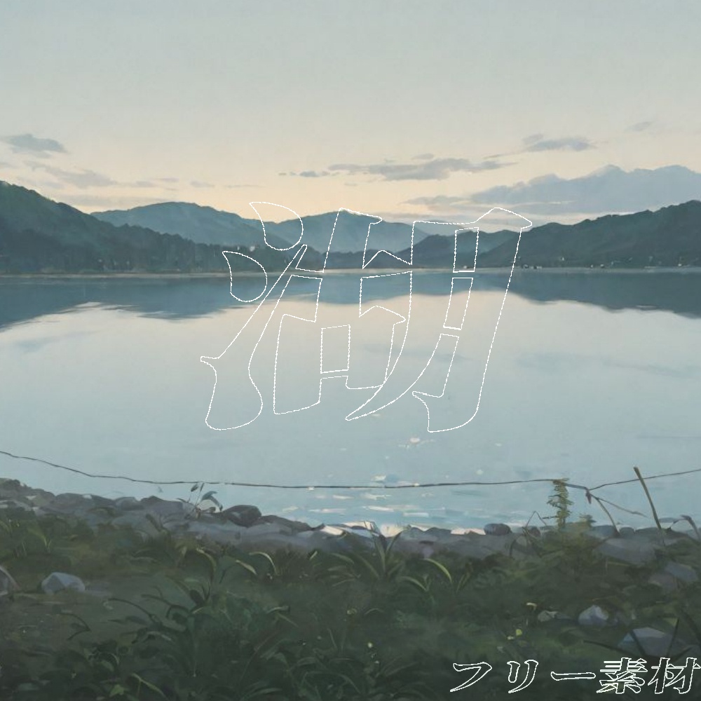 【無料！背景素材】湖【114点+オマケ23点】