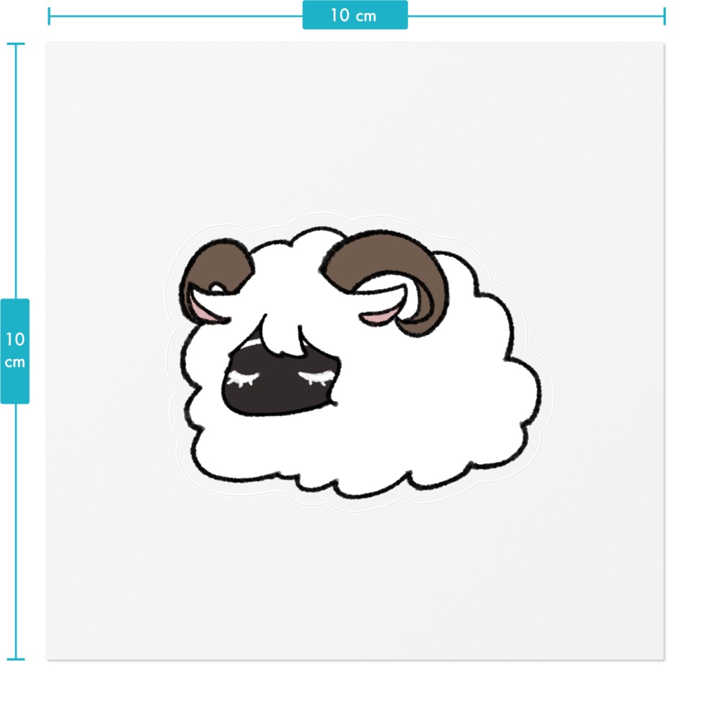 ひつじくんステッカー