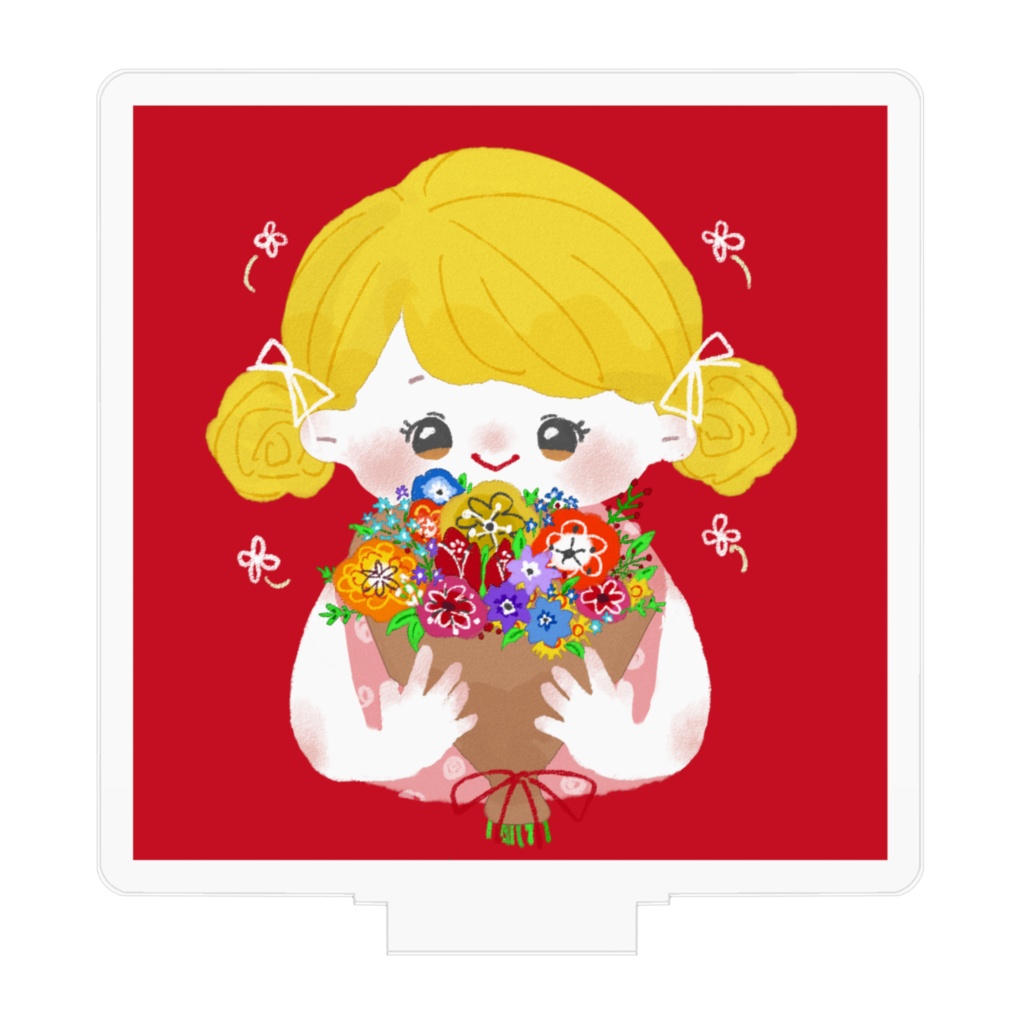 カラフルガール アクリルスタンド レッド