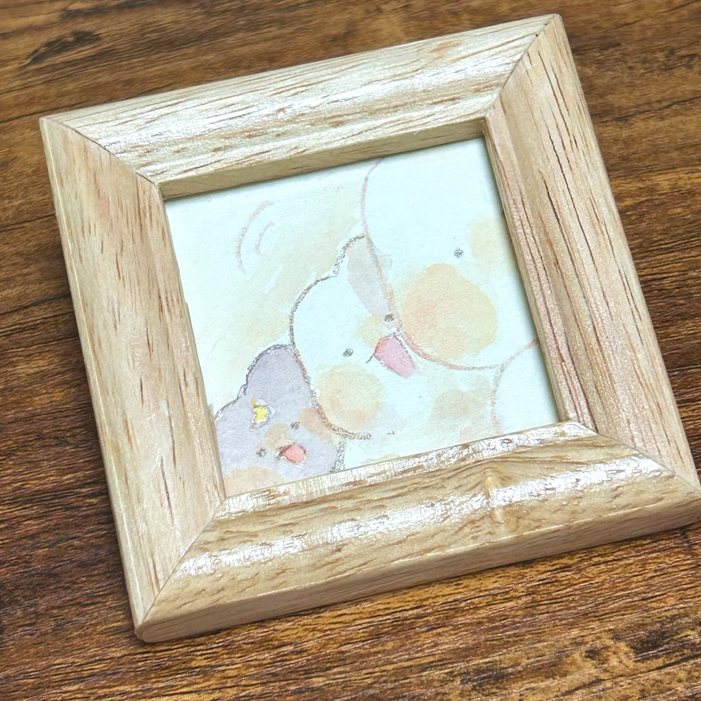 ミニ額付きイラスト