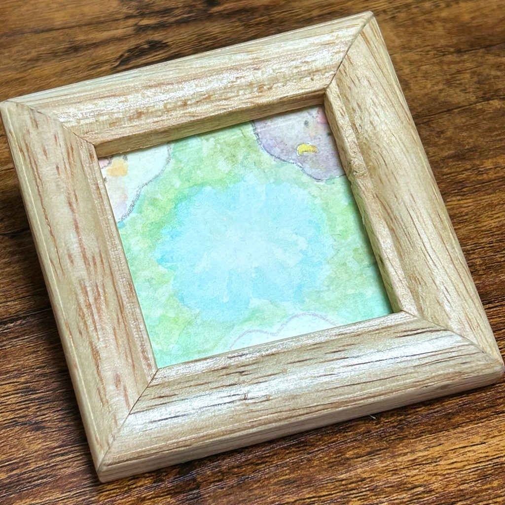 ミニ額付きイラスト