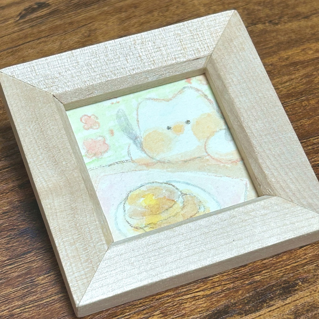 ミニ額付きイラスト