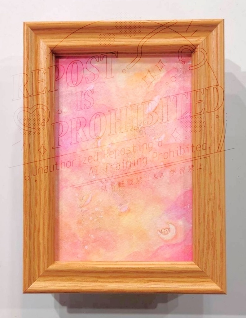 額縁付きイラスト