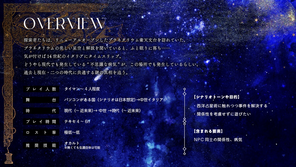 【CoCシナリオ集】『幻想綺譚宿命論』【書籍版】 SPLL:P107340