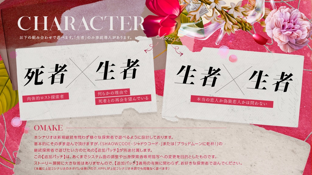 【CoCシナリオ集】『だから君がいい』【書籍版】 SPLL:P107376