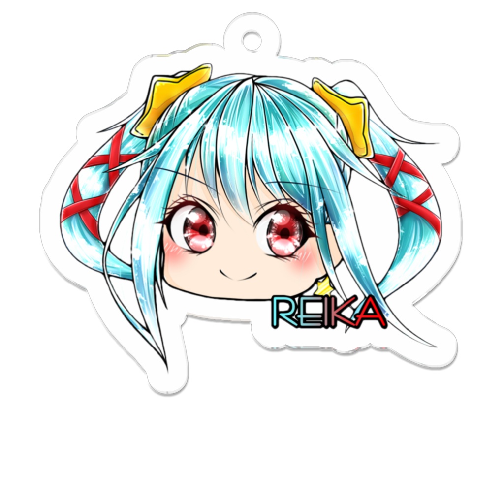 麗華デフォルメアクリルキーホルダー