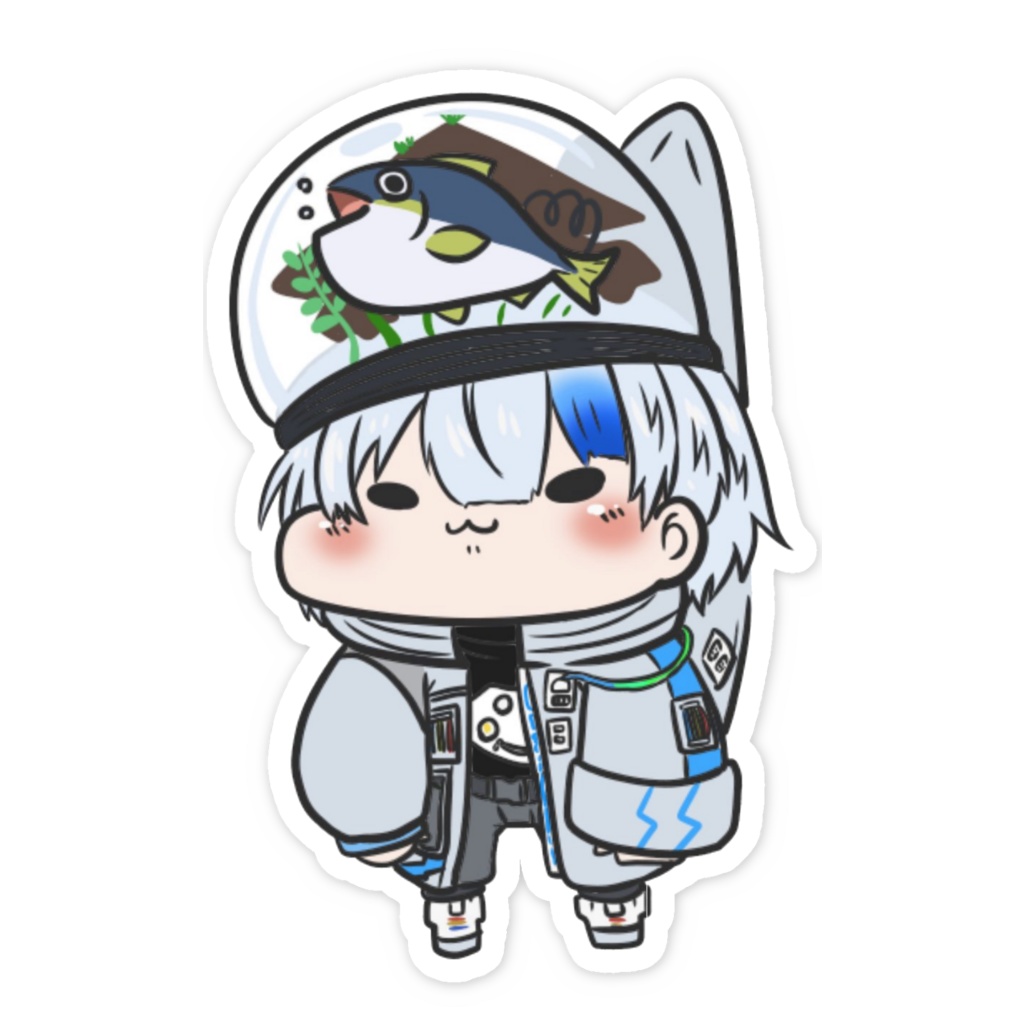 つままれ電球ステッカー