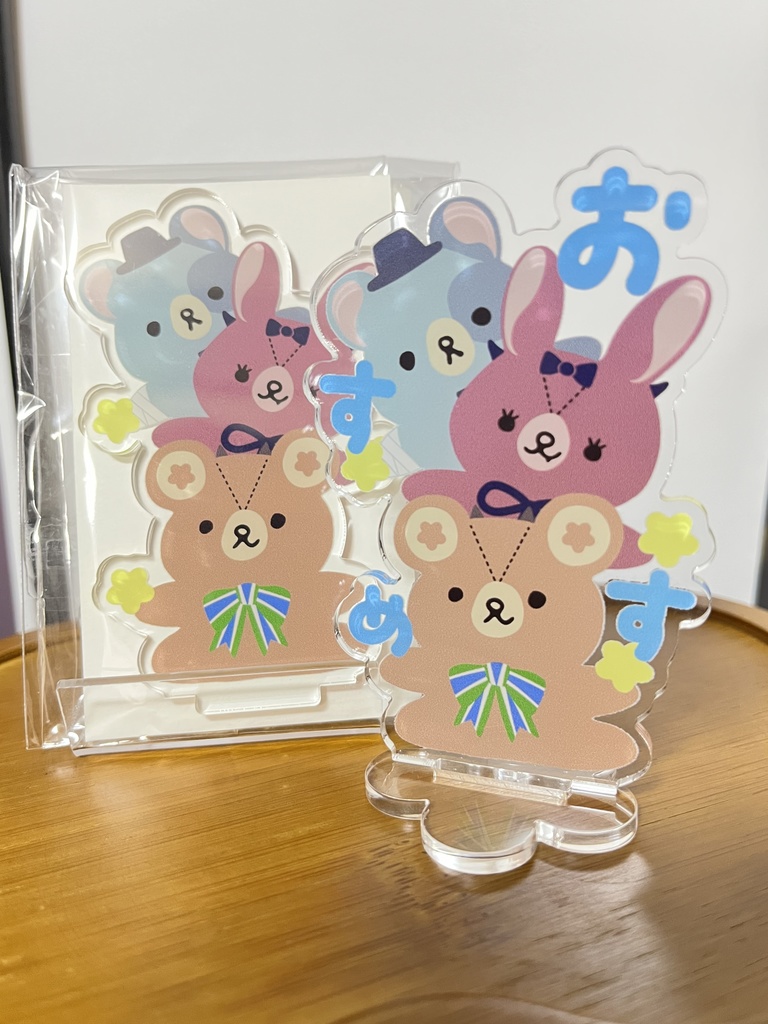 なかよし・おすすめアクリルスタンド(組体操スタイル)