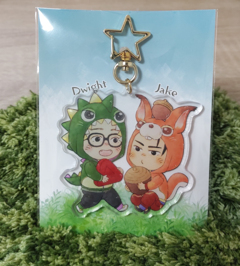 🐿️🦖アクリルキーホルダー
