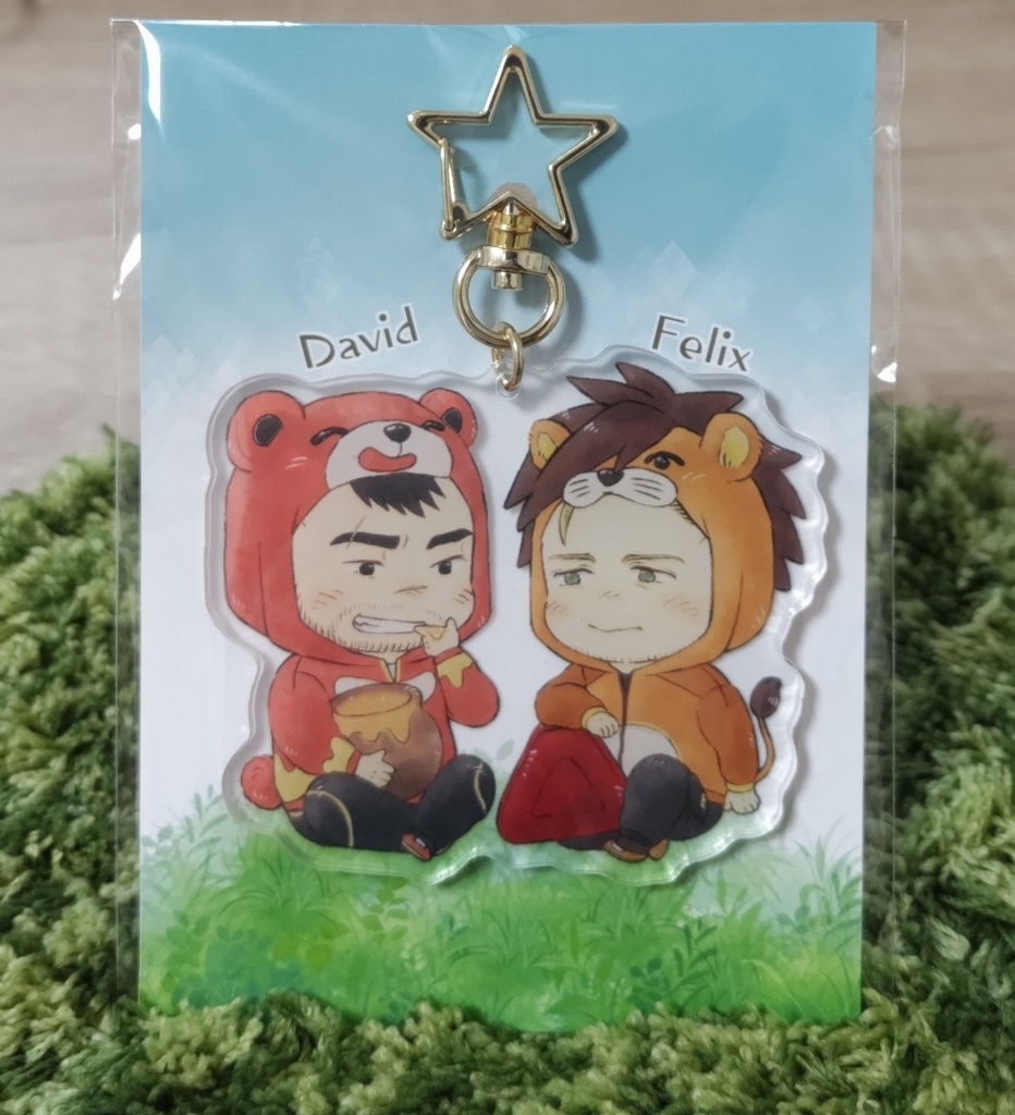 🐻🦁アクリルキーホルダー
