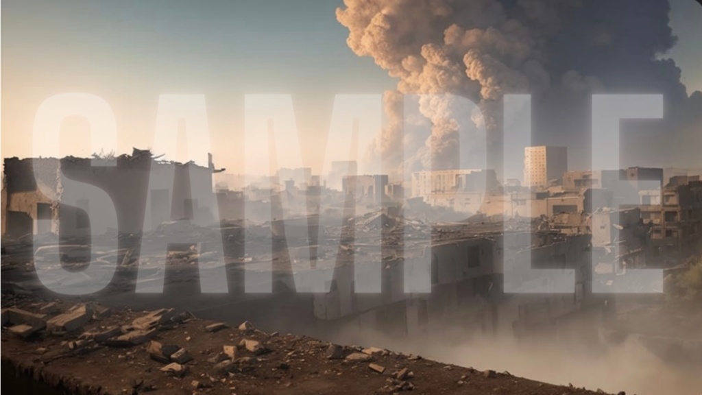 【背景】荒廃/廃墟(5パターン)