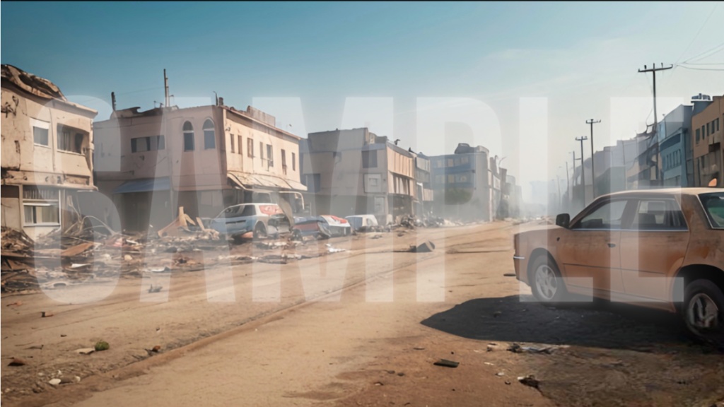 【背景】荒廃/廃墟(5パターン)