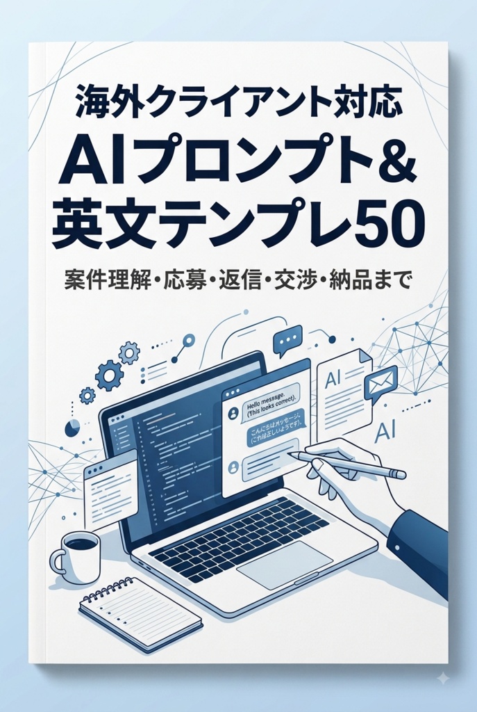 海外クライアント対応AIプロンプト&英文テンプレ50