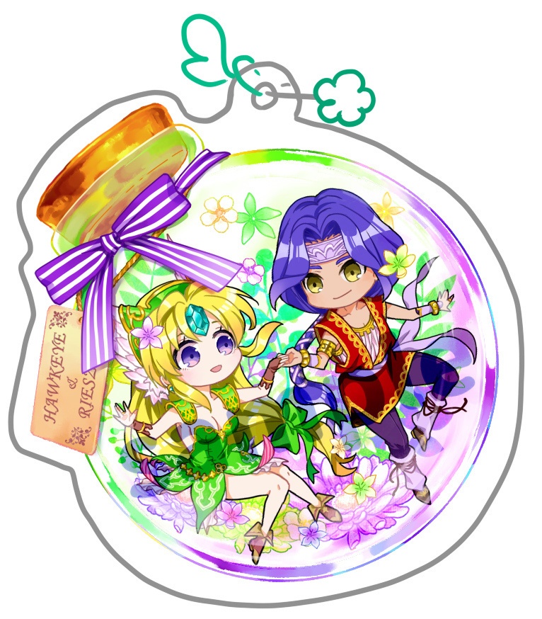 【完売】『ホークアイ&リース』アクリルキーホルダー