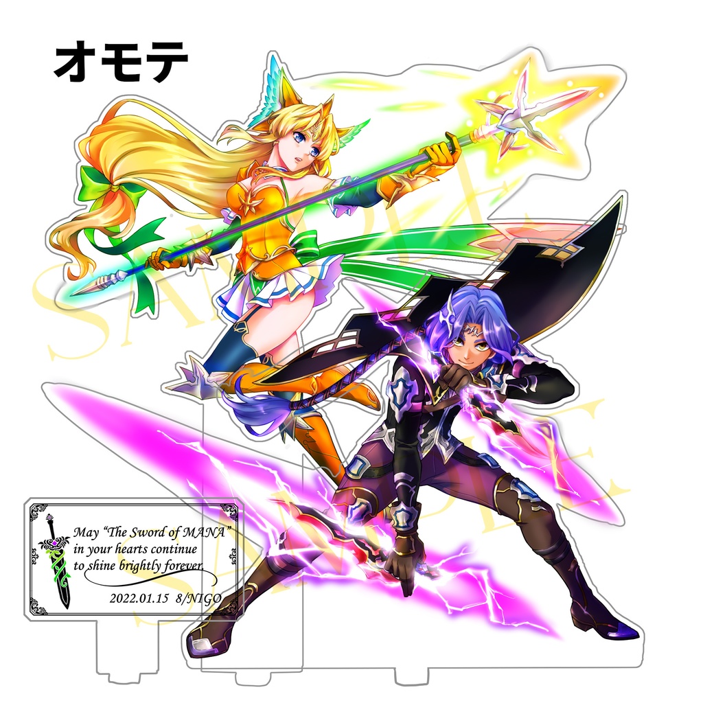 【完売】『ホークアイ&リース』アクリルスタンド