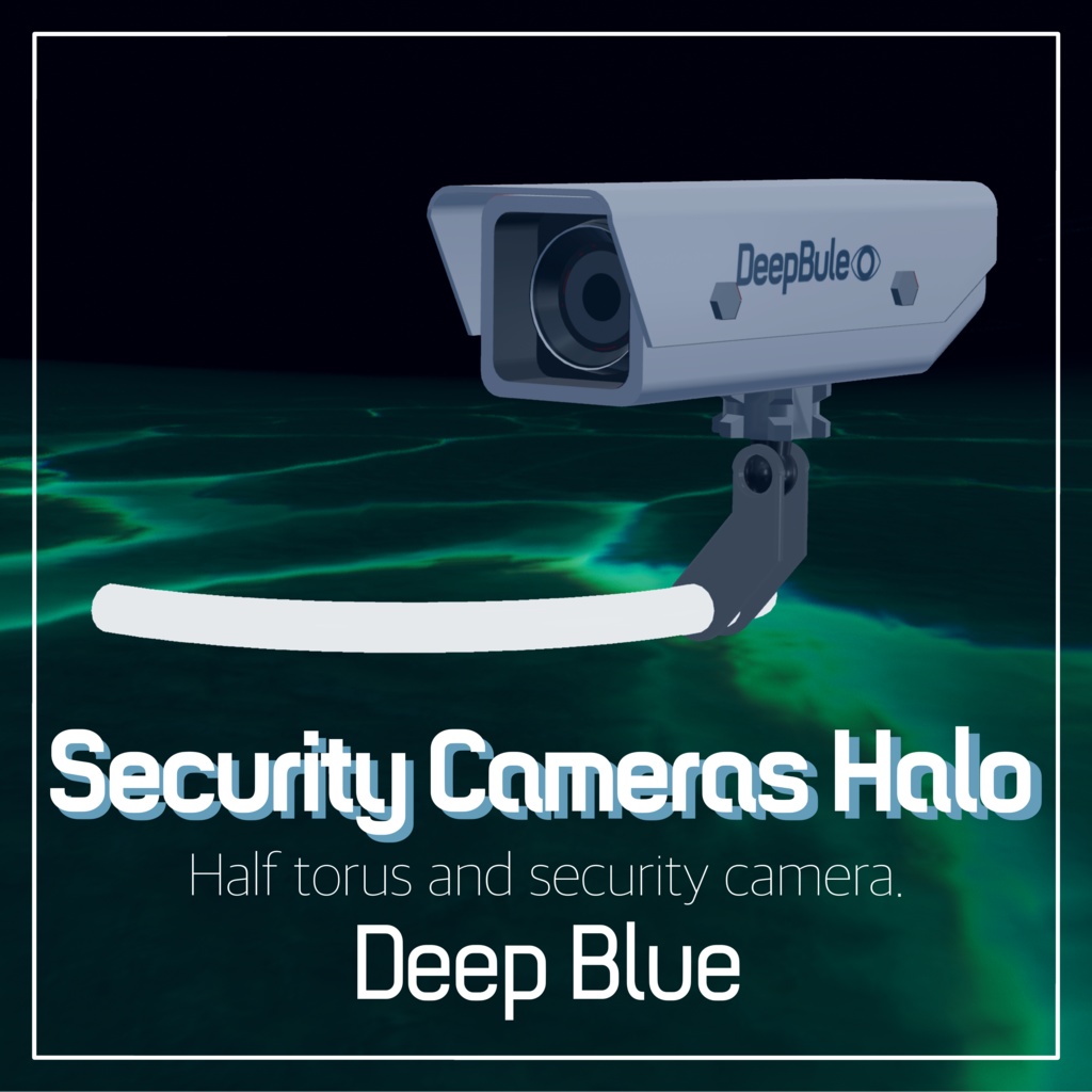 Security Camera Halo【Deep Blue】