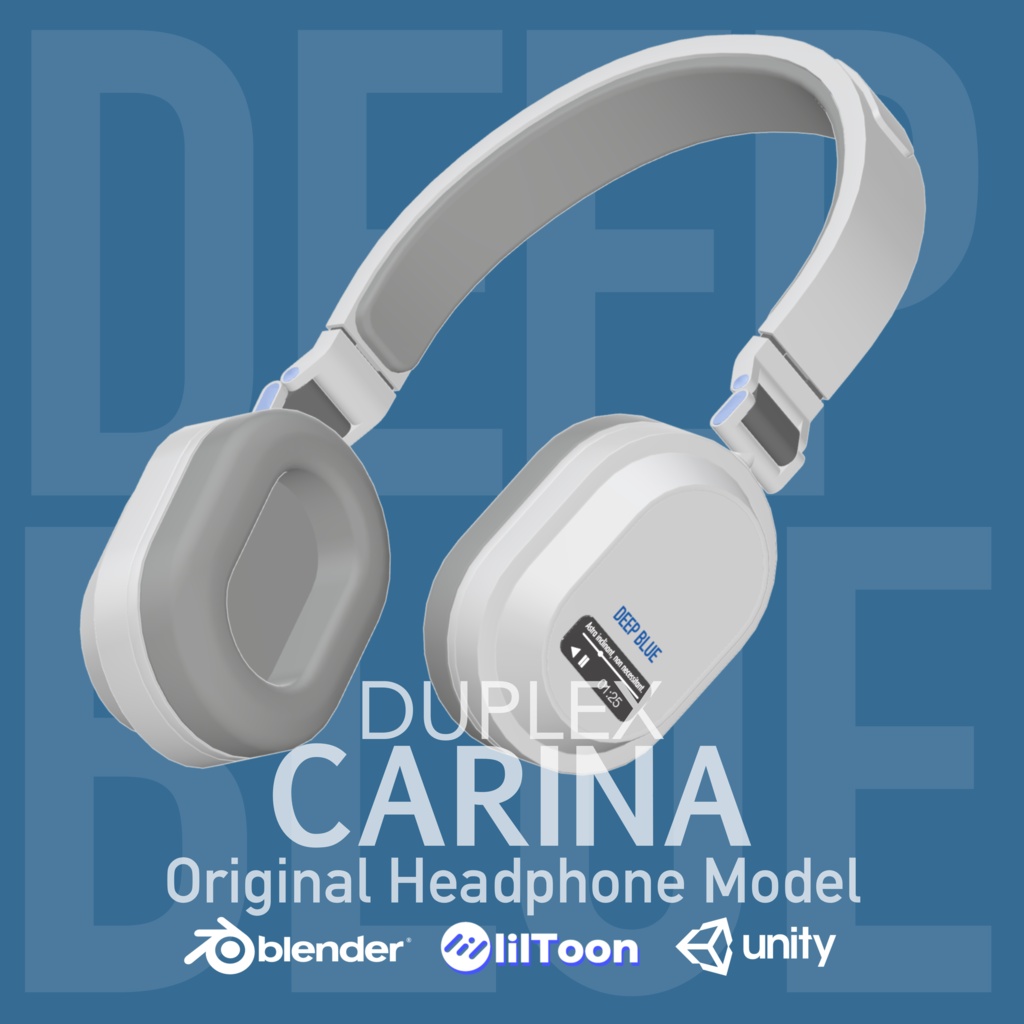 DUPLEX CARINA Headphone【DEEP BLUE】
