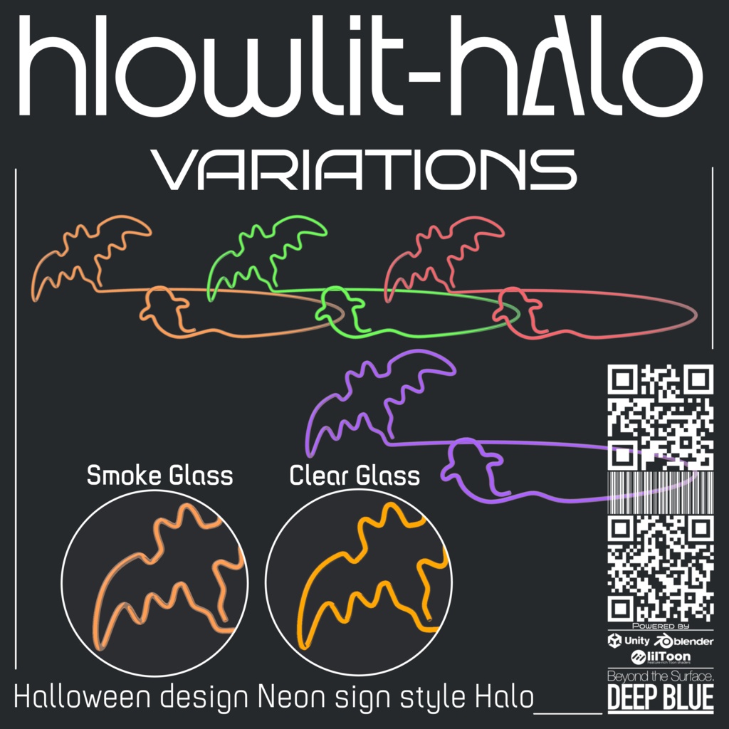 【ハロウィーン限定セール中】HlowLit-Halo【DEEP BLUE】