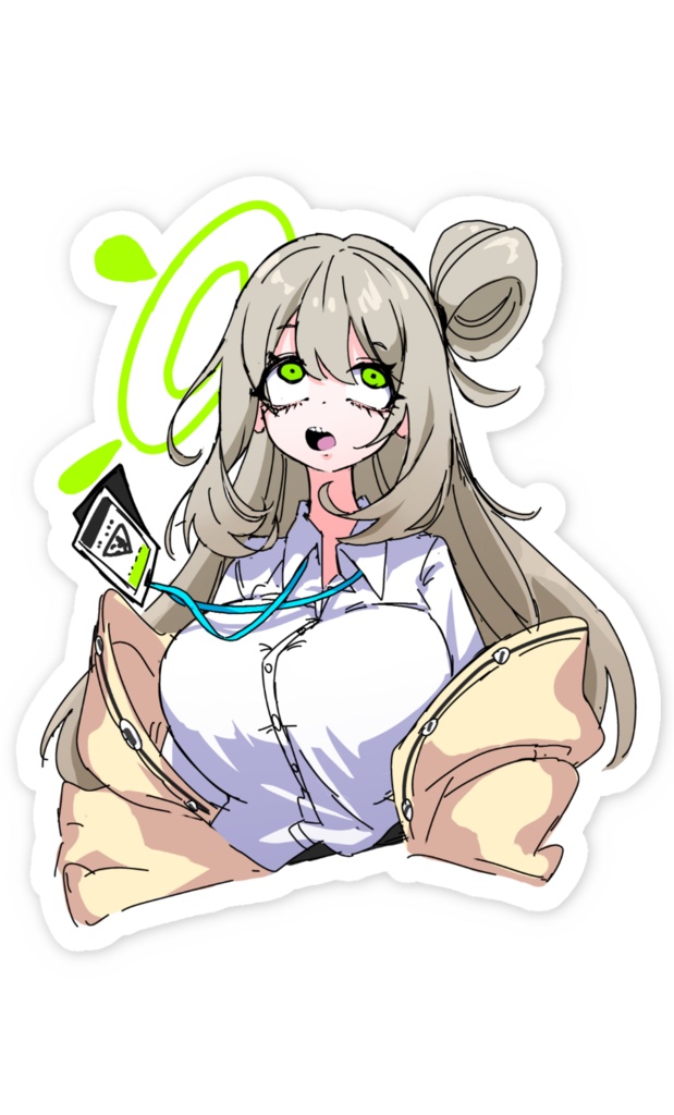 ブルアカ スマホステッカー10種