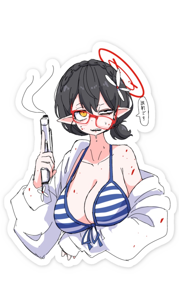 ブルアカ スマホステッカー10種