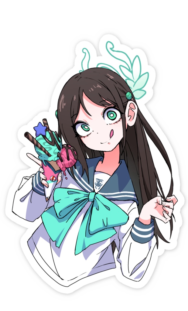 放課後スイーツ部 スマホステッカー5種