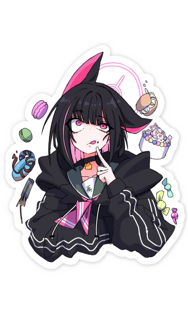 放課後スイーツ部 スマホステッカー5種