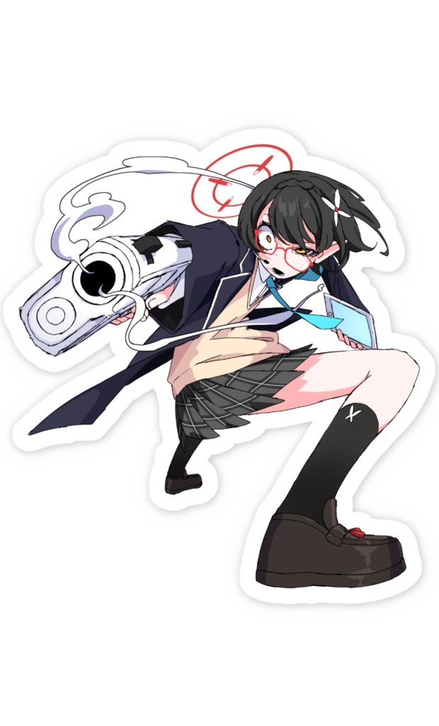 ブルアカ スマホステッカー8種 II